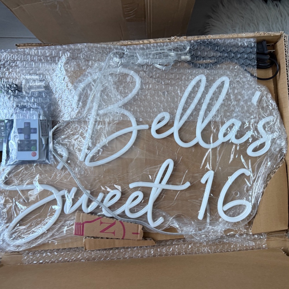 Custom Sweet 16 Neon Sign